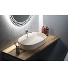 Photo: INFINITY OVAL keramické umyvadlo na desku, 60x40cm, ivory, II. jakost