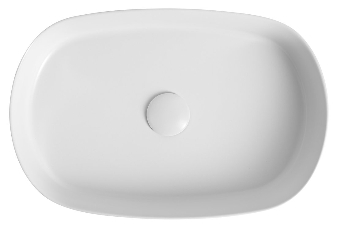 Isvea INFINITY OVAL keramické umyvadlo na desku, 55x36cm, terrazzo 10NF65055-2L-TRZ