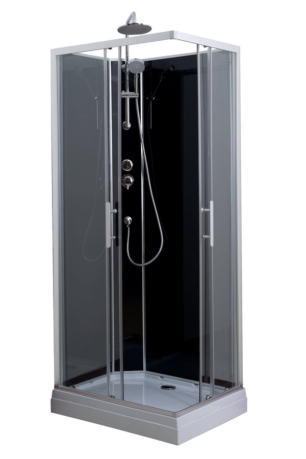 Aqualine GRANVIK obdélníkový sprchový box 700x900x2180mm, čiré sklo GG70X90