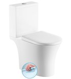 Photo: VITO kompakt WC, Rimless, odpływ poziomy/pionowy, biały