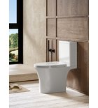 Photo: VITO WC kombi, Rimless, spodní/zadní odpad, bílá