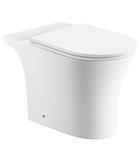 Photo: VITO combi toilet pan, Rimless, 61x35,5cm, bottom/rear waste, white