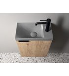 Photo: AGOS betónové umývadlo 40x22cm, ľavé/pravé, šedá pololesk