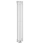 PILON otopné těleso 270x1800mm, se čtyřmi háčky pro ručník, bílá mat, II. jakost Photo: PILON otopné těleso 270x1800mm, se čtyřmi háčky pro ručník, bílá mat, II. jakost