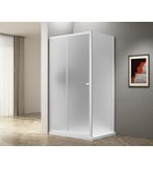 Photo: UGGA Rechteckige Duschkabine 1200x800mm, Brick Glas, Weiß