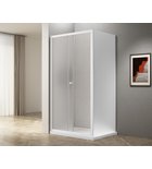 Photo: UGGA Rechteckige Duschkabine 1200x800mm, Brick Glas, Weiß