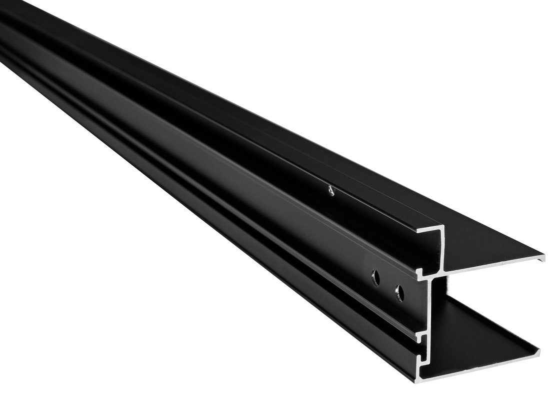 Polysan EASY BLACK stěnový profil pro pevné sklo, 1900mm NDAE419B