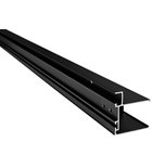 EASY BLACK Fixed Glass Wall Profile, 1900mm Photo: EASY BLACK Fixed Glass Wall Profile, 1900mm