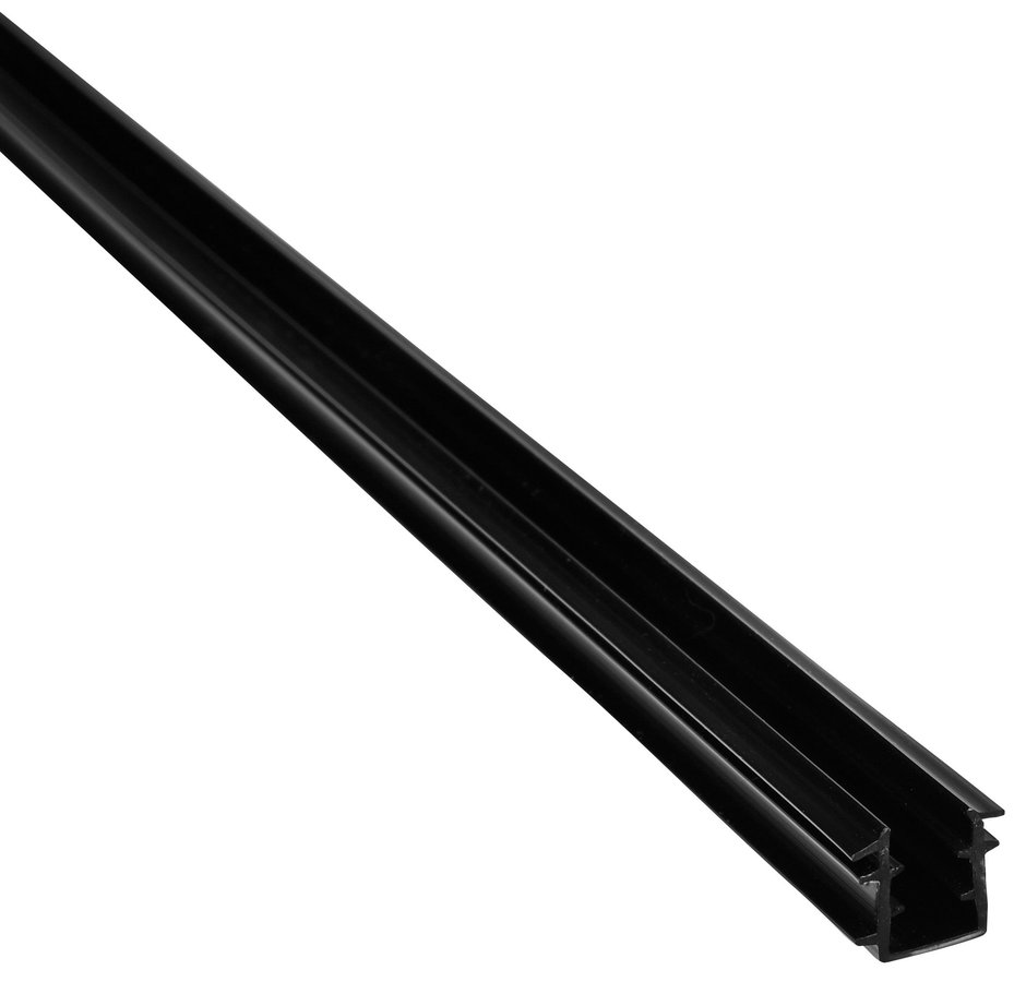Polysan EASY BLACK U těsnění spodní na pevné sklo 6mm, 1000mm NDEL89B