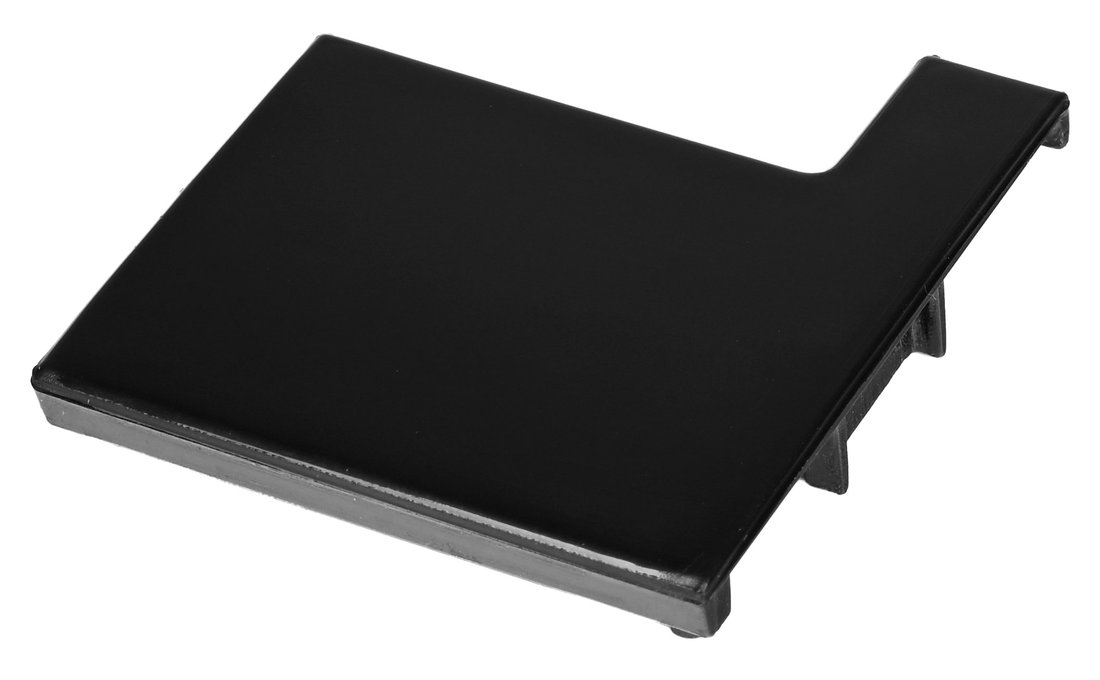 Polysan EASY BLACK krytka stěnového profilu, pravá NDAE468RB