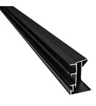 EASY BLACK Fixed Glass Wall Profile, 1900mm Photo: EASY BLACK Fixed Glass Wall Profile, 1900mm