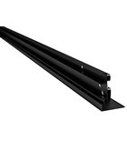 EASY BLACK Fixed Glass Wall Profile, 1900mm Photo: EASY BLACK Fixed Glass Wall Profile, 1900mm