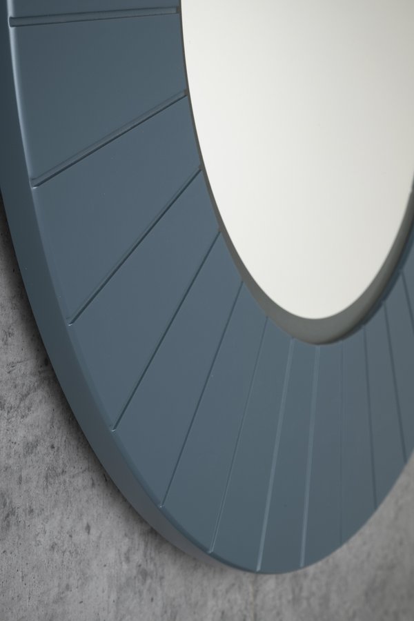 Sapho LUMIRO STRIP kulaté zrcadlo s LED osvětlením v rámu ø 75cm, siena LR750-4242S