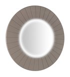 Photo: LUMIRO STRIP Spiegel mit LED-Beleuchtung im Rahmen, Rund, Durch. 75cm, agila