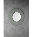 Photo: LUMIRO STRIP round mirror with LED lighting in frame dia. 75cm, verde