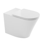 Photo: FEIN Hänge Kombi-WC, Rimless, 61x36cm, Abgang senkrecht/waagerecht, Weiß