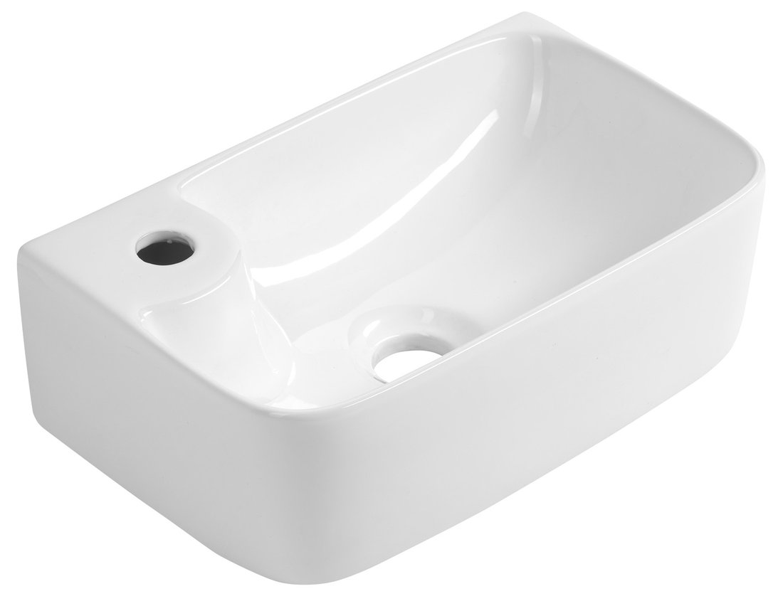 Aqualine BELLE keramické umývátko 36x22cm, bílá NP365