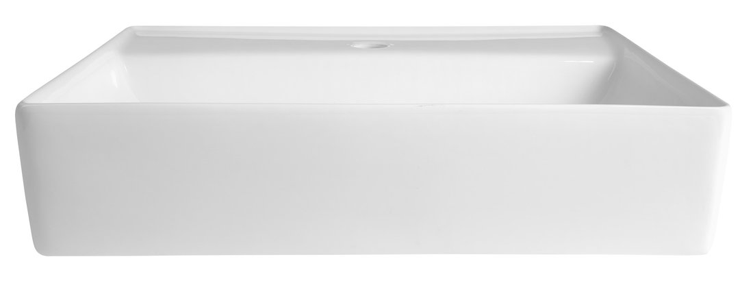 Aqualine CALLIS keramické umyvadlo na desku 52x42cm, bílá NP372