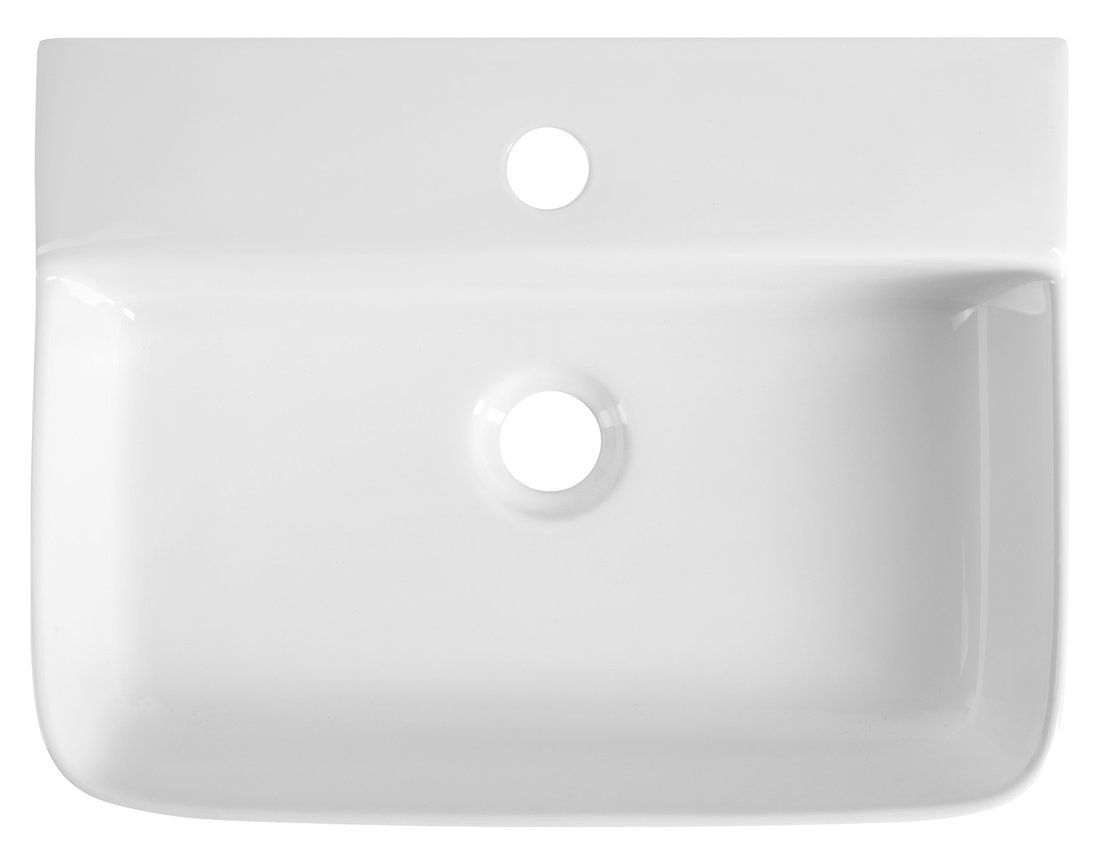 Aqualine CRISTY keramické umyvadlo 45x34cm, bílá NP381