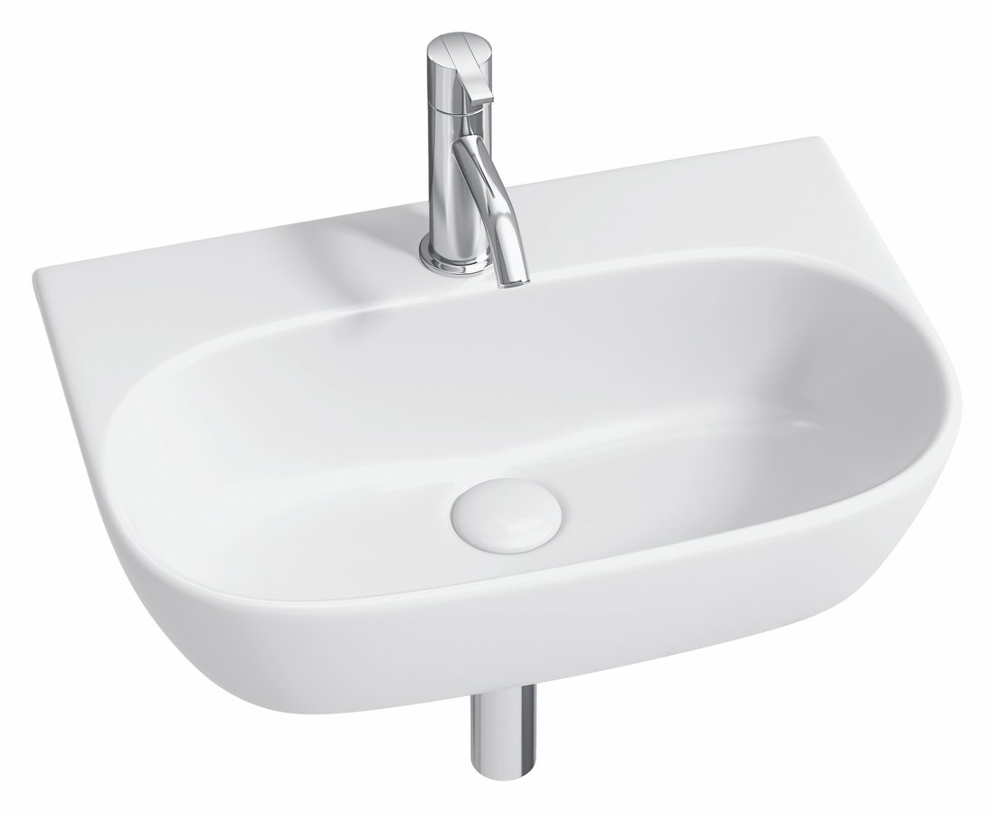 Aqualine FLANNY keramické umývátko 46x31cm, bílá NP396
