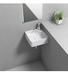 Photo: NEXA keramické umývadlo rohové 30x30cm, biela