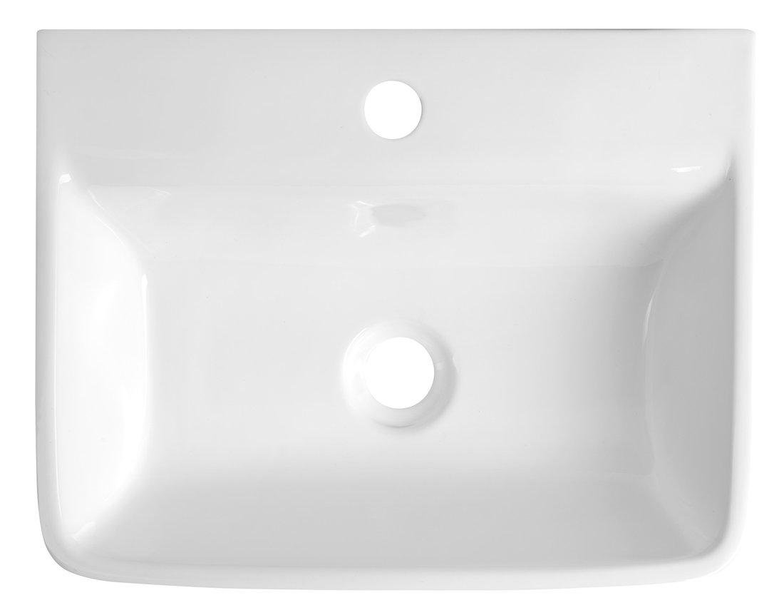 Aqualine REEMA keramické umyvadlo 45x35cm, bílá NP440