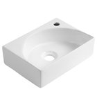 Photo: RUBIC ceramic washbasin 34x25cm, white