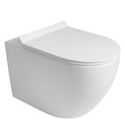 Photo: CARLO závesná WC misa, Vortex Rimless, 36x53cm, biela