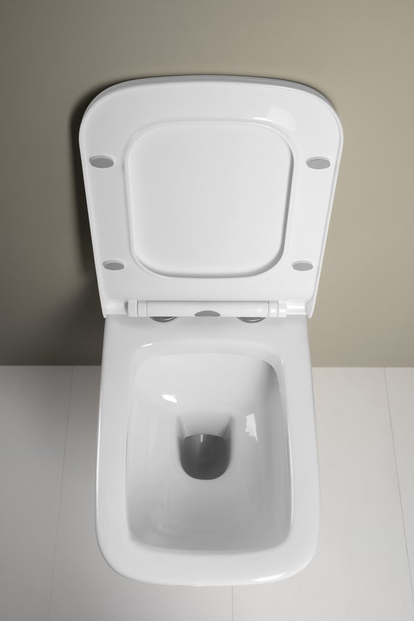 Aqualine SPAZIA závěsná WC mísa 34x53cm, bílá NP505