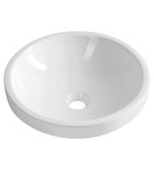 Photo: ROLA recessed ceramic washbasin, dia. 41cm, white