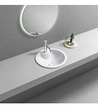 Photo: SHIPRA recessed ceramic washbasin, dia. 46cm, white