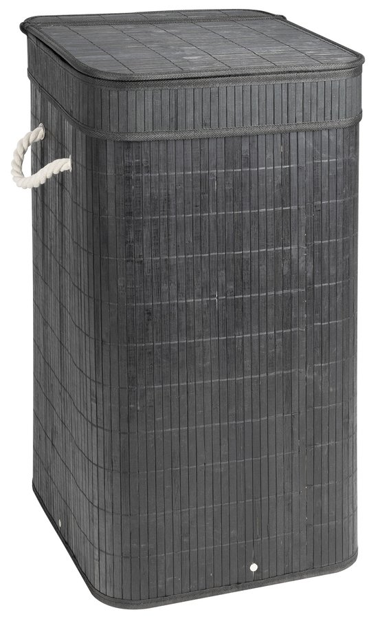 TATAMI koš na prádlo 35,5x63x35,5cm, černá/bílá TA3814B