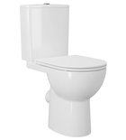 Photo: SANIVEX kompakt WC, wyższe siedzenia, Rimless, odpływ poziomy/pionowy, biały
