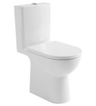 Photo: TALAMO kombi WC, Rimless, spodný/zadný odpad, biela