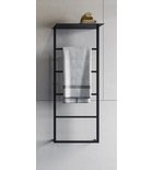 Photo: SKA Wandhandtuchhalter mit Ablage 454x1184x252mm, schwarz matt