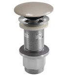 Photo: Korek umywalkowy 5/4'', klik-klak, betonowy grzybek, 10-80mm, piaskowy połysk