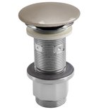 Photo: Wachbecken-Ablaufgarnitur 5/4", klick-klack, Beton-Stopfen, 10-80mm, Sand halbglanz