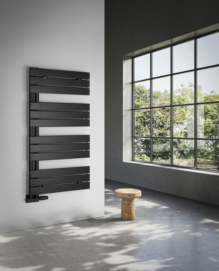 Aqualine MYTHOS otopné těleso 500x1130 mm, černá mat LLM511B
