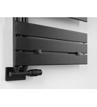 Photo: MYTHOS Badheizkörper 500x1130 mm, Schwarz matt