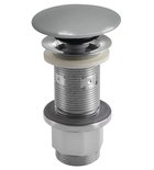 Photo: Korek umywalkowy 5/4'', klik-klak, betonowy grzybek, 10-80mm, szary połysk