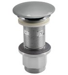 Photo: Waschbecken-Ablaufgarnitur 5/4", klick-klack, Beton-Stopfen, 10-80mm, Grau halbglanz