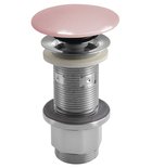 Photo: Korek umywalkowy 5/4'', klik-klak, betonowy grzybek, 10-80mm, różowy połysk