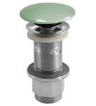 Photo: Korek umywalkowy 5/4'', klik-klak, betonowy grzybek, 10-80mm, zielony połysk