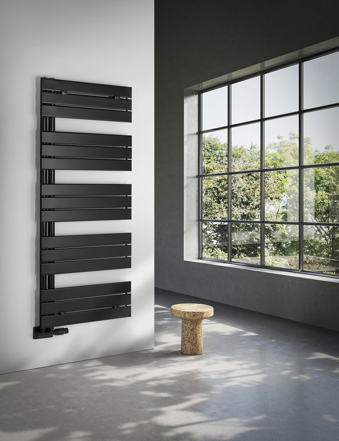 Aqualine MYTHOS otopné těleso 500x1430 mm, černá mat LLM514B