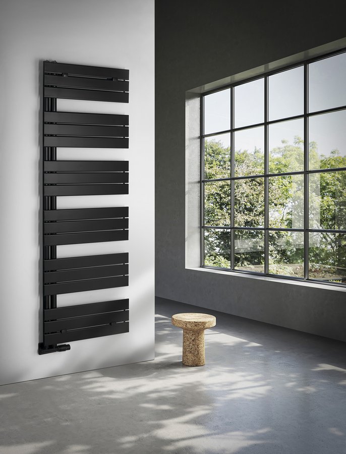 Aqualine MYTHOS otopné těleso 500x1730 mm, černá mat LLM517B