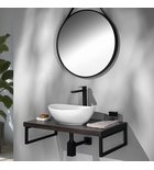 VEGA doska pod umývadlo 52x45cm, dub čierny Photo: VEGA doska pod umývadlo 52x45cm, dub čierny