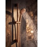 Photo: Shower set, adjustable holder 708mm, copper matt