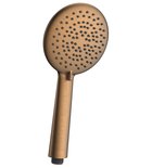 Photo: Massage hand shower, 5 modes, silicone nozzles, dia. 120mm, ABS/copper matt