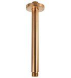 Photo: Decken-Duscharm, Rund, 200mm, Kupfer matt