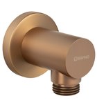 Photo: Duschauslauf, Rund, Kupfer matt